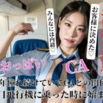 【人妻・主婦同人】長年憧れ続けていてCAとの関係が今日飛行機に乗った時に始まる│完美