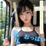 【人妻・主婦同人】欲求不満な友達の彼女は車の中に入ると一気にエロモードになりそのまま誘ってくる│阳光