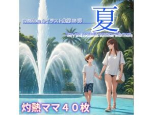 【人妻・主婦同人】「夏・fiery and romantic summer with mom」KnitMomのイラスト集第35弾│KnitMom