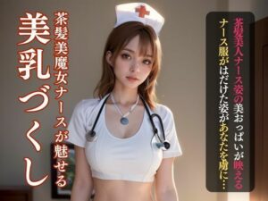 【人妻・主婦同人】ちょっとHな茶髪ナースの美しいおっぱいヌード│理想の彼女研究所