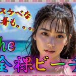 【人妻・主婦同人】全裸ビーチ│美女がびっしょびしょ