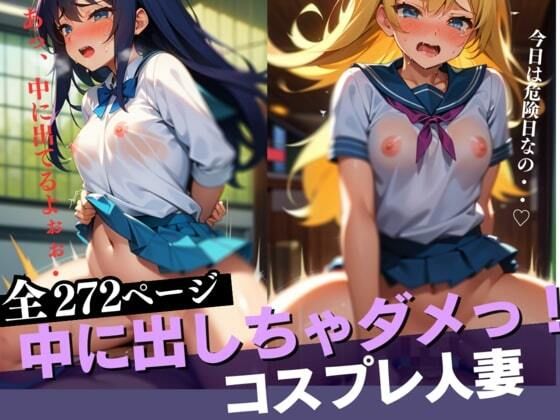 【人妻・主婦同人】旦那とのコスプレエッチしていたら、突然押し入ってきた男に旦那の前で生で犯●れて、無許可中出しまでされてしまった美乳人妻!│きみの恋人