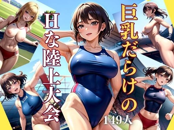【人妻・主婦同人】巨乳だらけのHな陸上大会│低価格サークル