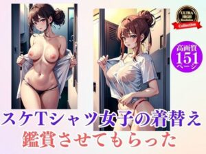 【人妻・主婦同人】スケTシャツ女子の着替え鑑賞させてもらった│年中安売りラボ