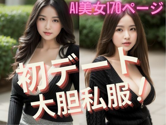 【人妻・主婦同人】初デート大胆私服 AI美女写真集│SUN MOON