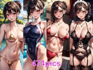 【人妻・主婦同人】セレブな主婦にプール付き別荘に連れていかれたCG集│妄想サチュレーション