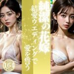 【人妻・主婦同人】【純潔の花嫁】結愛ウエディングで愛を誓った巨乳美女はドレスアップしたままその場で秘密の撮影をしていた・・・www│AI戦隊