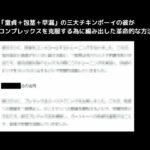 【人妻・主婦同人】「童貞＋包茎＋早漏」の三大チキンボーイの彼がコンプレックスを克服する為に編み出した革命的な方法│first impression