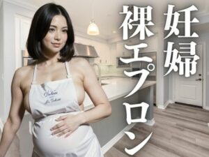 【人妻・主婦同人】美しい妊婦の裸エプロン│にょわんぴ