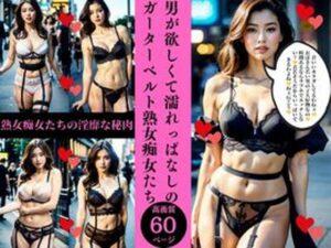 【人妻・主婦同人】男が欲しくて濡れっぱなしのガーターベルト熟女痴女たち│AI美女LABO.4