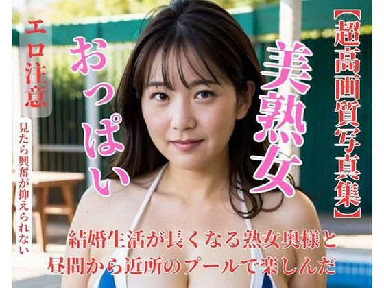 【人妻・主婦同人】結婚生活が長くなる熟女奥様と昼間から近所のプールで楽しんだ│B