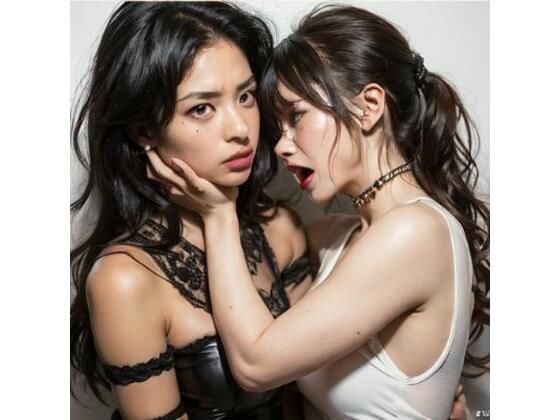 【人妻・主婦同人】精細 美女ファイトクラブキャットファイトAI動画 Catfight9│CFAIC