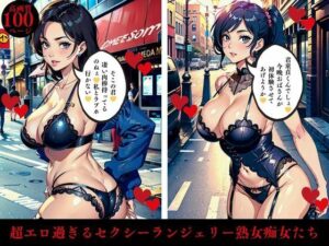 【人妻・主婦同人】超エロ過ぎるセクシーランジェリー熟女痴女たち│AI美女LABO.7