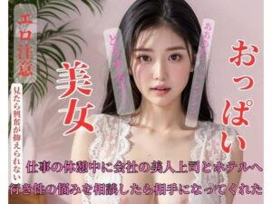 【人妻・主婦同人】仕事の休憩中に会社の美人上司とホテルへ行き、性の悩みを相談したら相手になってくれた│NANJING