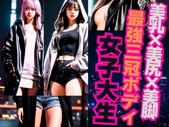 【人妻・主婦同人】美乳×美尻×美脚の最強三冠ボディ女子大生│さきっぽ係長