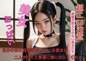 【人妻・主婦同人】自分の体に自信を持っている彼女は二人きりだと普通に裸になってくれる│B