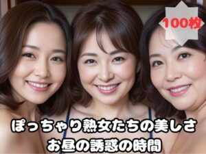【人妻・主婦同人】ぽっちゃり熟女たちの美しさ お昼の誘惑の時間│熟女太郎