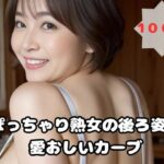【人妻・主婦同人】ぽっちゃり熟女の後ろ姿 愛おしいカーブ│熟女太郎