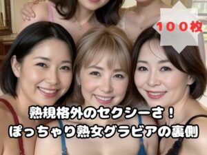 【人妻・主婦同人】規格外のセクシーさ！ぽっちゃり熟女グラビアの裏側│熟女太郎