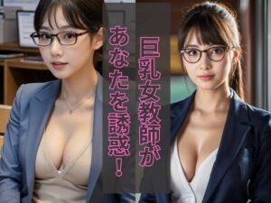 【人妻・主婦同人】巨乳女教師があなたを誘惑!イケない関係に_AIグラビア写真集│夢幻イメージ