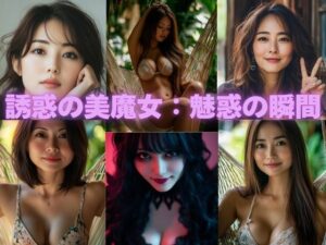 【人妻・主婦同人】誘惑の美魔女:魅惑の瞬間│リアル愛だろAi