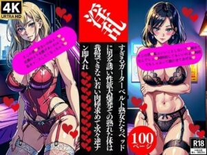 【人妻・主婦同人】淫乱すぎるガーターベルト熟女たちベッドに男を誘い性欲大爆発その熟れた体は我慢できない若い肉棒求めて次々逆ナン即入れ│Nサークル