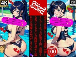 【人妻・主婦同人】淫乱過ぎる奥様たち大きな肉棒が欲しくてプールでお尻突き出し誘惑する若くて大きいな肉棒を求めて溢れ出る淫靡な色気がとまらない│いサークル