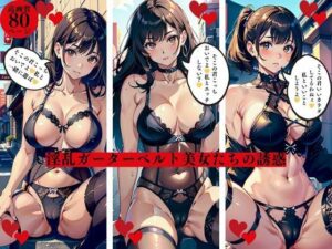 【人妻・主婦同人】淫乱ガーターベルト美女たちの誘惑│AI美女LABO.8