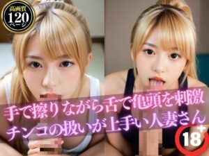 【人妻・主婦同人】手で擦りながら舌で亀頭を刺激【チンコの扱いが上手い人妻さん】│Meow2