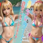 【人妻・主婦同人】水着のセフレと海デート！勃起がバレないかドキドキ…│ウインナー大好き美女