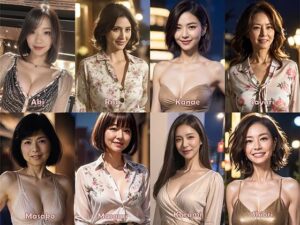 【人妻・主婦同人】【AI】オトコにまたがり快楽を貪る美女│熟女コレクション