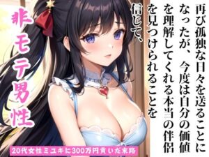 【人妻・主婦同人】非モテまじめな独身50代男性マコトが20代女性ミユキに300万円貢いだ末路│ささやき文庫