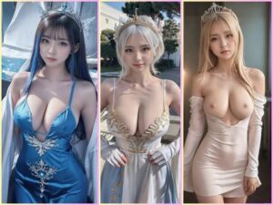 【人妻・主婦同人】美しさの芸術: ドレスに宿る美女の魅力│夢幻出版2