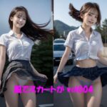 【人妻・主婦同人】風でスカートが vol004│カマキリン