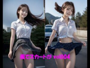 【人妻・主婦同人】風でスカートが vol004│カマキリン