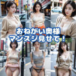 【人妻・主婦同人】おねがい奥様-マンスジ見せて！│空想AI美女本舗