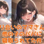 【人妻・主婦同人】知り合いのママさんが他の子のパパに寝取られてた件〜学生時代に開発され済みのど変態美女編〜│イケメン部下と入れ替わってヤリたい放題な件