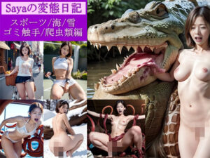 【人妻・主婦同人】Sayaの変態日記/スポーツ/雪/海/ゴミ触手/爬虫類編│人妻Sayaの変態日記