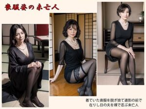 【人妻・主婦同人】【AI】冠婚葬祭シリーズ（喪服姿の未亡人）│熟女コレクション