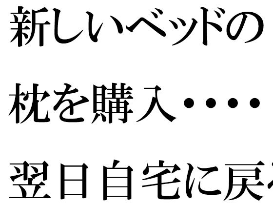 【人妻・主婦同人】【無料】新しいベッドの枕を購入・・・・翌日自宅に戻ると義母が台所で・・・・・│逢瀬のひび
