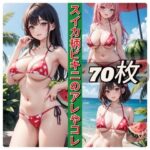 【人妻・主婦同人】スイカ柄ビキニのアレやコレ│rweb324