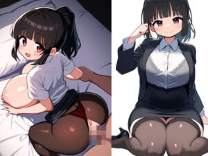 【人妻・主婦同人】ボクがパコった部下のOLたち 500枚│メカクレの里