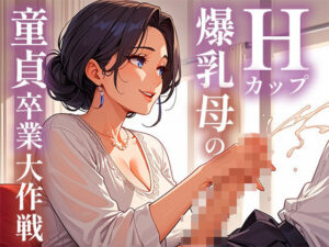 【人妻・主婦同人】【効果音文字付き】Hカップ爆乳母の童貞卒業大作戦│TAKUNOSUKE