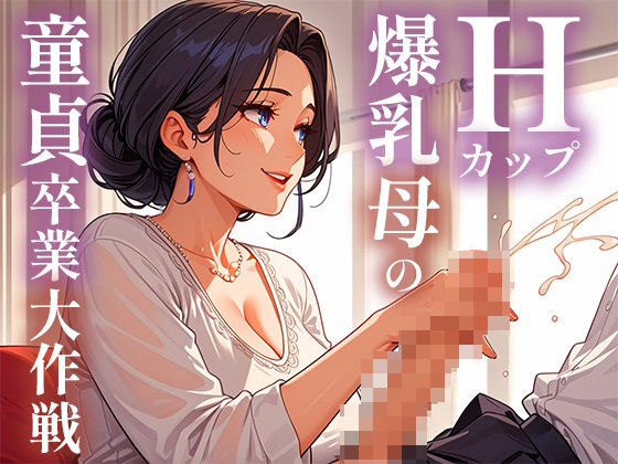 【人妻・主婦同人】【効果音文字付き】Hカップ爆乳母の童貞卒業大作戦│TAKUNOSUKE