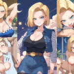 【人妻・主婦同人】ドラゴンボールイラストエロ画像_金髪クール美人でエロボディ炸裂な18号ちゃんのエッチな画像集！│エロココ！