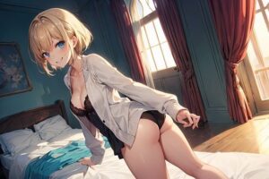 【人妻・主婦同人】素敵な尻の女性 vol.5│blue moonのAI画房