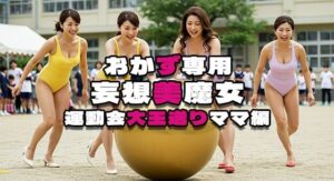 【人妻・主婦同人】【おかず専用】妄想美魔女〜運動会大玉送りママ編1〜│AI美魔女