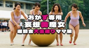 【人妻・主婦同人】【おかず専用】妄想美魔女〜運動会大玉送りママ編3〜│AI美魔女
