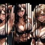 【人妻・主婦同人】恥ずかしげな爆乳ムキムキ下着のお姉さん│AIイラストラボ
