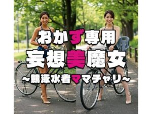 【人妻・主婦同人】【おかず専用】妄想美魔女〜競泳水着ママチャリ4〜│AI美魔女